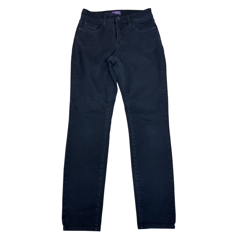 NYDJ Womens Black Legging Jeans Size 2 Lift Tuck Technology Denim 27"x30"